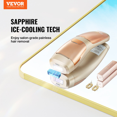 VEVOR IPL Αποτρίχωση Laser Αποτρίχωση με Sapphire Ice Cooling 17J Energy