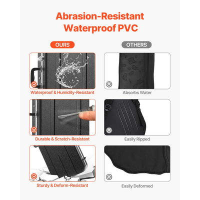 Σκληρή θήκη VEVOR Electric Guitar 41.34 in with Lock and Keys for Electric Guitar