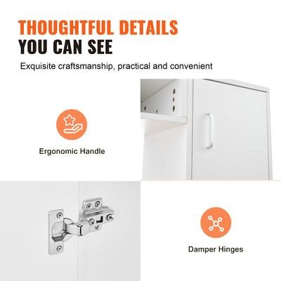 Επιτραπέζιο μανικιούρ VEVOR Γυάλινο Top Nail Desk Makeup Station με στήριγμα καρπού