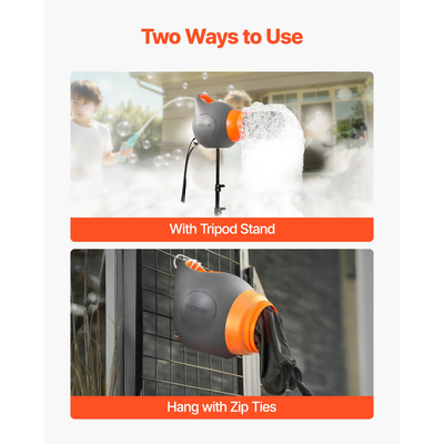 VEVOR Foam Machine Party Foam Cannon 115 W Foam Cannon για Party Grey & Orange