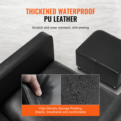 VEVOR Shampoo Backwash Chair Salon & Spa Hair Washing Station με φαρδύ υποπόδιο