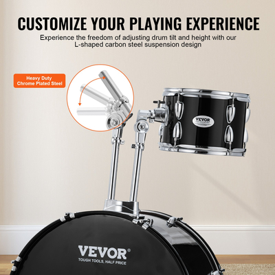 VEVOR Adult Drum Set 5-Pece 22 σε πλήρες σετ τυμπάνων πλήρους μεγέθους με βάση Throne
