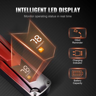 VEVOR Professional Hair Clipper Ανδρική κουρευτική κουρευτική μηχανή 6800rpm με οθόνη LCD