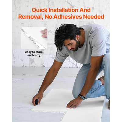 Σετ δαπέδου γυμναστικής 8 ΤΕΜ. Πλακάκια γυμναστικής για παζλ Πλακάκια γυμναστικής Ash Grey