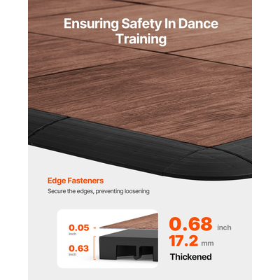 Σετ δαπέδου γυμναστικής 25 τεμ. Interlocking PP+PVC Puzzle Rubber Tiles