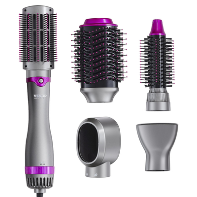 VEVOR Hair Dryer Brush 5-in-1 Hot Hair Styler Αναβαθμισμένο αρνητικό ιόν για μπούκλες