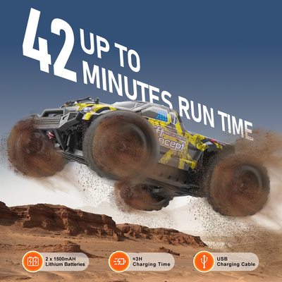 VEVOR Remote Control Car 1:18 Scale All Terrain 4WD Off-Road Truck for Kids