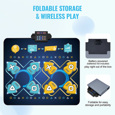 VEVOR Χαλάκι χορού για παιδιά Dance Pad Toys Δώρο δύο παικτών για κορίτσια 3+ ετών