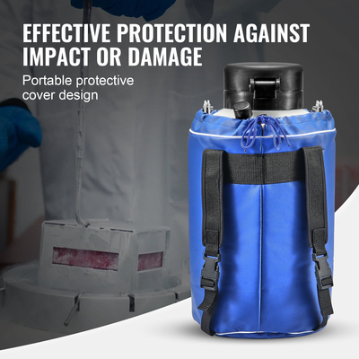 Δεξαμενή υγρού αζώτου VEVOR 3 L κράμα αλουμινίου LN2 δοχείο Dewar 6 δοχεία