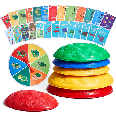VEVOR Kids Balance Steping Stones Γήπεδο αισθητηριακών εμποδίων 6 ΤΕΜ. Εσωτερικός εξωτερικός χώρος