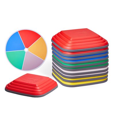 VEVOR Kids Balance Steping Stones Γήπεδο αισθητηριακών εμποδίων 10 ΤΕΜ. Εσωτερικός εξωτερικός χώρος