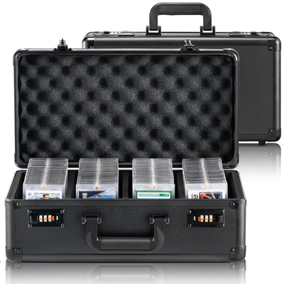 VEVOR 120 PSA Graded Card Storage Box 4 Slots Θήκη για αθλητικές κάρτες Κωδική κλειδαριά
