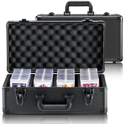 VEVOR 108 PSA Graded Card Storage Box 4 Slots Θήκη για αθλητικές κάρτες Κλειδαριά με κλειδί