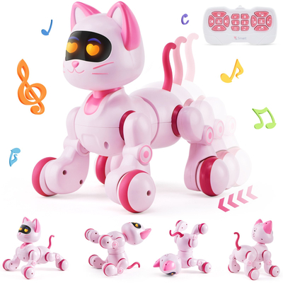 VEVOR RC Robot Cat Toy for Kid Talking Dancing Touch Remote Control με δυνατότητα προγραμματισμού
