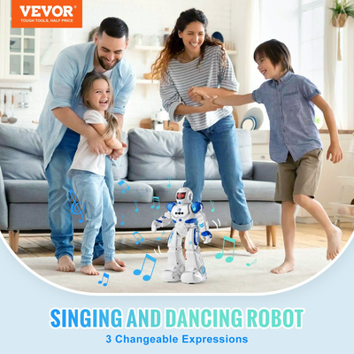 VEVOR RC Robot Toy for Kids Talking Dancing Gesture Τηλεχειριστήριο Προγραμματιζόμενο
