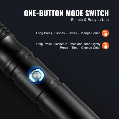 VEVOR Lightsaber 12 RGB Χρώματα 16 Ήχοι Επαναφορτιζόμενο 40" Dueling Light Saber