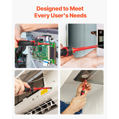 Σετ μονωμένων κατσαβιδιών VEVOR Σετ εργαλείων με μόνωση 13 τεμαχίων για ηλεκτρολόγους