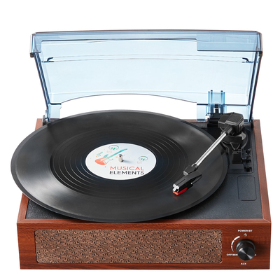 VEVOR Bluetooth Vinyl Πικάπ Ηχεία 3 ταχυτήτων με ζώνη 5W