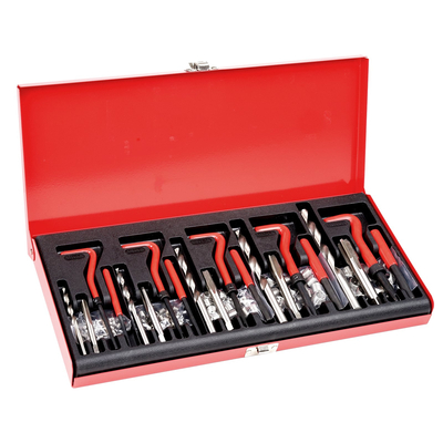 VEVOR 166 PCS κιτ επισκευής σπειρωμάτων Helicoil Εργαλείο μετρικού επανατοποθέτησης M5 M6 M8 M10 M12