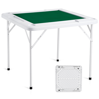 VEVOR Mahjong Τραπέζι 4 Παίκτης Πτυσσόμενο Τραπέζι και Επιτραπέζιο Πατάκι Θήκη για τσιπ
