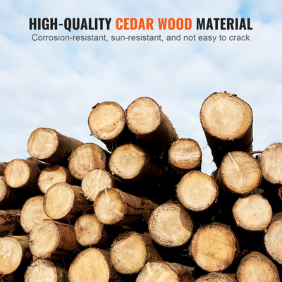 VEVOR Outdoor Wooden Playhouse Kids Garden Games Cottage με νεροχύτη παραθύρου πόρτας