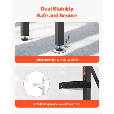 Στενή κονσόλα VEVOR Καναπές Τραπέζι Τραπεζάκι καναπέ Τραπεζάκι 3 επιπέδων για είσοδο & σαλόνι