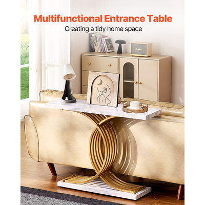 VEVOR Στενή κονσόλα Καναπές Τραπέζι Τραπεζάκι καναπέ 39,4 in for Entryway & Living Room