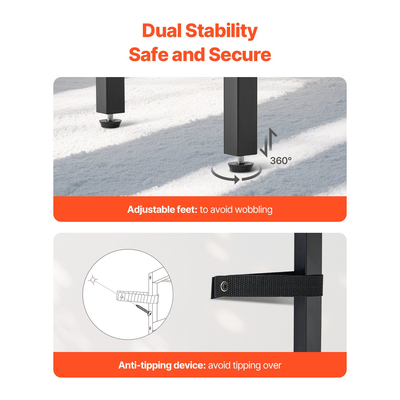 VEVOR Στενή κονσόλα Καναπές Τραπέζι Τραπέζι καναπέ 41,7 in for Entryway & Living Room