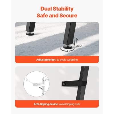 Στενή κονσόλα VEVOR Καναπές Τραπέζι Τραπεζάκι καναπέ 2 επιπέδων για είσοδο & σαλόνι