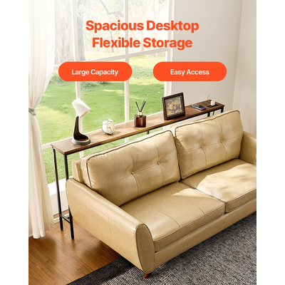 VEVOR Στενή κονσόλα Καναπές Τραπέζι Τραπεζάκι καναπέ 70,9" για είσοδο & σαλόνι