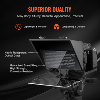 VEVOR 13&#039;&#039; Τύπος δαπέδου Τηλε-προμηθευτής τηλεχειριστηρίου για Webcam Smartphone Ζωντανή ροή