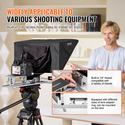 VEVOR 16 ιντσών τηλεχειριστήριο τύπου δαπέδου για ζωντανή ροή Smartphone μέσω webcam