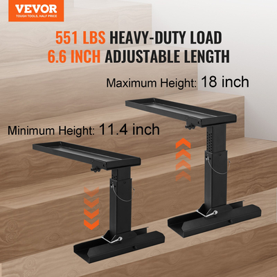 VEVOR Ladder Levler 23,4 L x 11,4-18 in H Support Surface Folding Stabilizer