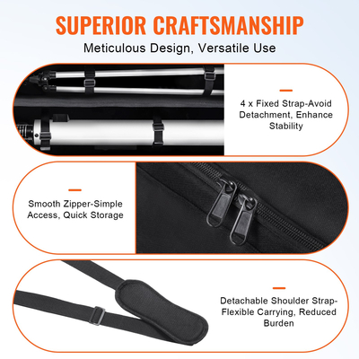 Θήκη τηλεσκοπίου VEVOR 770 mm Τσάντα αποθήκευσης τηλεσκοπίου απορρόφησης κραδασμών πολλαπλών χρήσεων