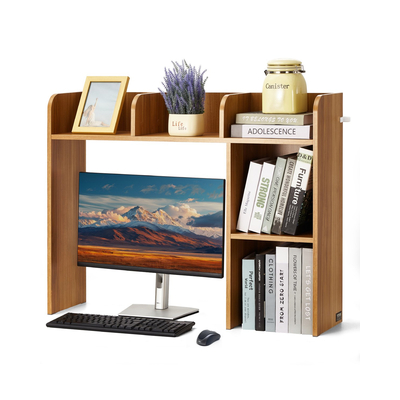 VEVOR Desktop Bookshelf Wood Desktop Storage Organizer 2-Tier για γραφείο και σπίτι