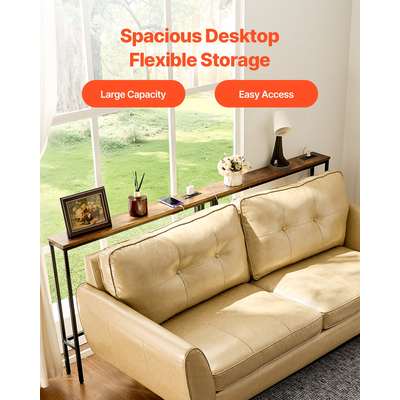 VEVOR Στενή Κονσόλα Καναπές Τραπέζι Τραπέζι Καναπέ Τραπέζι 2 Τεμάχια για Είσοδο & Σαλόνι