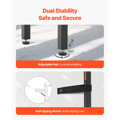 VEVOR Στενή Κονσόλα Καναπές Τραπέζι Τραπέζι Καναπέ Τραπέζι 2 Τεμάχια για Είσοδο & Σαλόνι