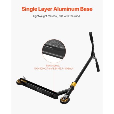 VEVOR Stunt Scooter Street Trick Scooters για παιδιά Ενήλικες Ελαφρύ κατάστρωμα