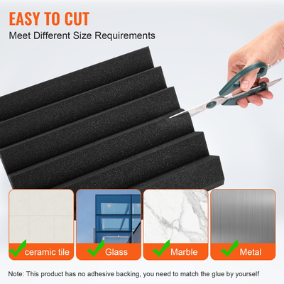 VEVOR Acoustic Foam Panels 36 Pack 12 x 12 x 2 in για τοίχο και οροφή στούντιο