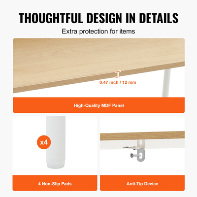 Βιβλιοθήκη VEVOR Rattan Ράφι σκάλας με 2 πόρτες Ορθογώνιο ράφι αποθήκευσης Natural