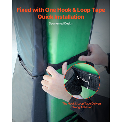 VEVOR 163cm Μπακετάκι Μπάσκετ Παντός καιρού Ανθεκτικό Γάπεδο 18x18 σε τετράγωνο κοντάρι