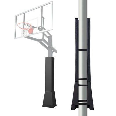 VEVOR 163cm Μπακετάκι Μπάσκετ Παντός καιρού Ανθεκτικό Γάπεδο 18x18 σε τετράγωνο κοντάρι