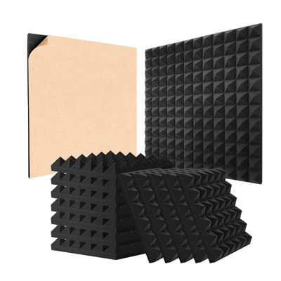 VEVOR Acoustic Foam Panels 48 Pack 12 x 12 x 2 σε κόλλα για οροφή τοίχου