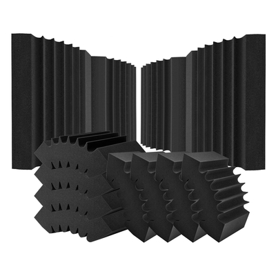 VEVOR Acoustic Foam Panels 4 Pack 16,5 x 6,3 x 12 in Adhesive for Wall Cails
