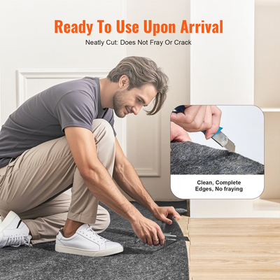 VEVOR Rug Pad Gripper 9&#039; x 12&#039; Protective Carpet Pad 0,24" για όλα τα δάπεδα