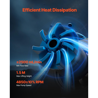 VEVOR CPU Liquid Cooler AIO CPU Water Cooler με φως ARGB & ανεμιστήρες PWN 120 mm