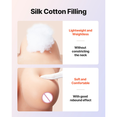 VEVOR Φορμάκι σιλικόνης D-Cup Θώρακα σιλικόνης για crossdressers Drag Queen