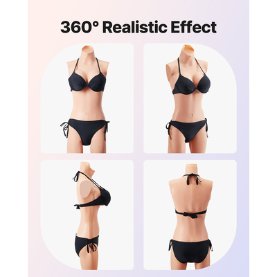 VEVOR Φορμάκι σιλικόνης D-Cup Θώρακα σιλικόνης για crossdressers Drag Queen