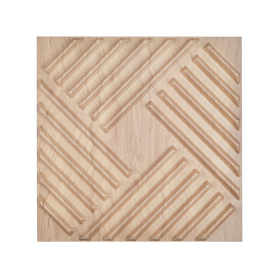 VEVOR 3D Slat Panels Wall 12-Pack 19,7x19,7&#039;&#039; PVC 32 Sq.Ft Κάλυψη ελαφρύ ξύλο