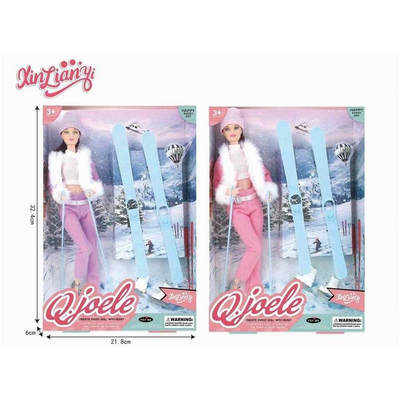 Κούκλα με σετ Σκι - L5748S-4 - 215525